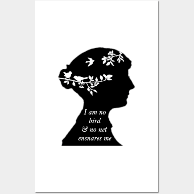 Jane Eyre - I am no bird Wall Art by ButterfliesT